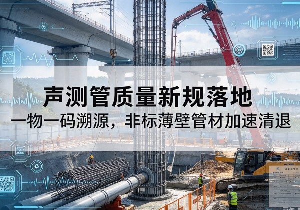 杞县声测管质量新规落地，一物一码溯源，非标薄壁管材加速清退
