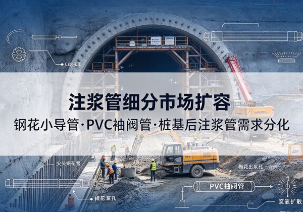 杞县注浆管细分市场扩容，隧道钢花小导管、PVC 袖阀管、桩基后注浆管需求分化